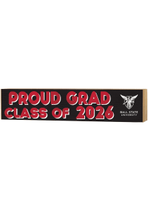 KH Sports Fan Ball State Cardinals Class of 2026 Block Sign - Cardinal