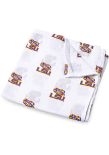 LSU Tigers Muslin Swaddle Baby Blanket