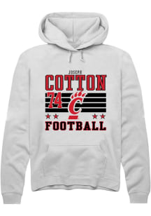 Joseph Cotton Cincinnati Bearcats Mens White Football NIL Striped Player Hood