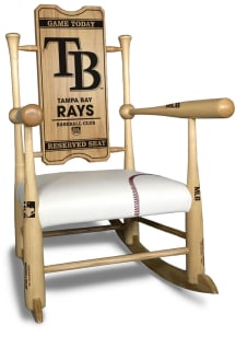 Tampa Bay Rays Memories and Dreams Baseball Bat Rockers