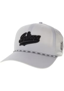 Indiana Hoosiers Ripper Script Adjustable Hat - White
