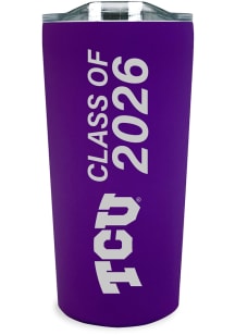TCU Horned Frogs 18oz Class of 2026 Soft Touch Stainless Steel Tumbler - Purple