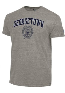 Champion Georgetown Hoyas Dark Grey ARCH SEAL Short Sleeve Fashion T Shirt