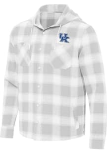 Antigua Kentucky Wildcats Mens Grey Arranged Light Weight Jacket