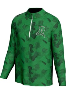 ProSphere Dayton Dragons Mens Green Camo Long Sleeve Qtr Zip Pullover