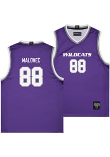 Timotej Malovec  Campus Ink K-State Wildcats Youth NIL Purple Basketball Jersey