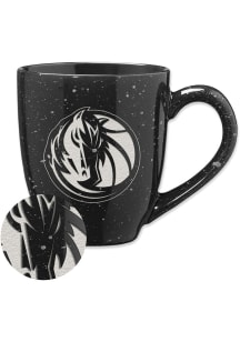 Dallas Mavericks Alternate 16oz Speckle Ceramic Mug - Black