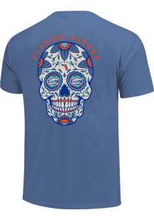 Florida Gators Royal Blue Sugar Skull Short Sleeve T Shirt