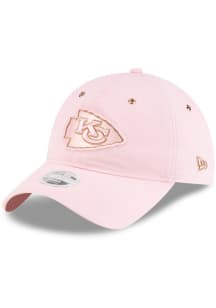 New Era Kansas City Chiefs Pink Rose 9TWENTY Womens Adjustable Hat