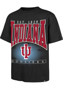 47 Indiana Hoosiers Black Hot Corner Foundation Short Sleeve Fashion T Shirt