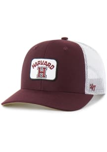 47 Harvard Crimson Novak Trucker Adjustable Hat - Maroon