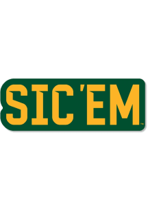Baylor Bears 2" Sic Em' Dizzler Stickers - Green