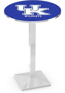Kentucky Wildcats Chrome Square Base Pub Table