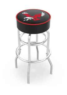 Eastern Washington Eagles Double-Ring Swivel Pub Stool - Black