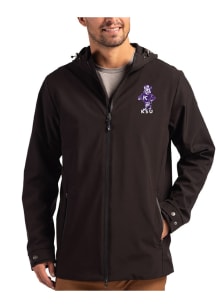 Cutter and Buck K-State Wildcats Mens Black Camano Light Weight Jacket