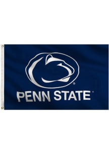 Penn State Nittany Lions 3x5 Blue Grommet Silk Screen Grommet Flag - Navy Blue