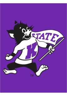 K-State Wildcats 30x40 Purple Silk Screen Sleeve Banner - Purple