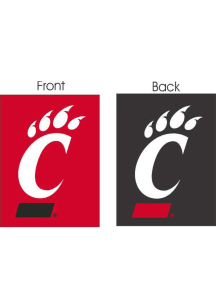 Cincinnati Bearcats 30x40 2-Sided Silk Screen Banner - Red