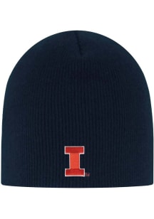LogoFit Illinois Fighting Illini Navy Blue Everest Beanie Mens Knit Hat