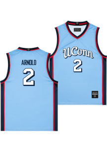 Kamorea Arnold  Campus Ink UConn Huskies Light Blue NIL Script Jersey
