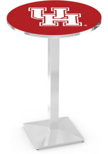 Houston Cougars Chrome Square Base Pub Table