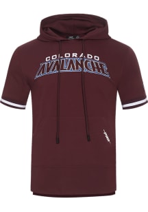 Pro Standard Colorado Avalanche Maroon Classic Chenille Short Sleeve Hoods