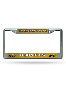 Alabama State Hornets Standard Chrome License Plate Frame - Silver