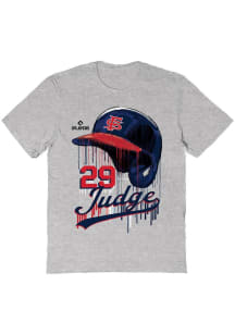 Aaron Judge  Vive La Fete Fresno State Bulldogs Youth Grey Drip Short Sleeve T-Shirt