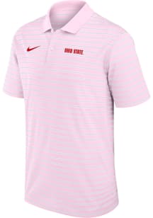 Nike Ohio State Buckeyes Mens Pink Victory Primetime Short Sleeve Polo