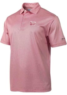 Columbia Oklahoma Sooners Mens Crimson Fairway Short Sleeve Polo