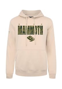 Levelwear Utah Mammoth Mens Tan Podium Protect Long Sleeve Hoodie