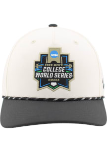 Zephyr West Virginia Mountaineers 2026 MCWS Birdie ADJ Adjustable Hat - Beige