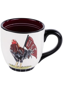 South Carolina Gamecocks 16oz Mascot Ceramic Mug - White