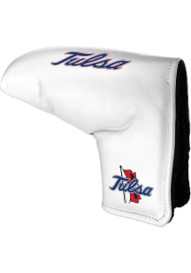 Tulsa Golden Hurricane White Tour Blade Putter Cover