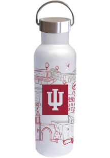 Indiana Hoosiers 26oz Campus Voda Stainless Steel Bottle - White