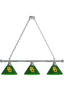 Baylor Bears 3 Shade Silver Billiard Lamp