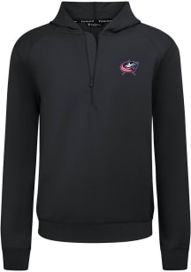 Levelwear Columbus Blue Jackets Mens Black Technic 3D Embroidered Patch Medium Weight Jacket