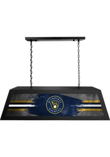 Milwaukee Brewers Long Black Billiard Lamp