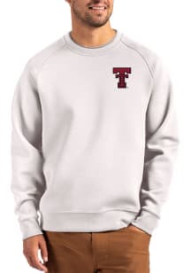 Cutter and Buck Texas Tech Red Raiders Mens Ash Roam Long Sleeve Crew Sweatshirt