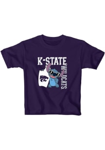 Blue 84 K-State Wildcats Youth  Stitch Short Sleeve T-Shirt