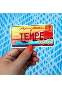 Arizona Watercolor Design Stickers - White