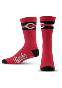 Cincinnati Reds Red 2 Stripe Youth Crew Socks
