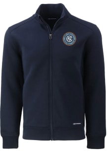 Cutter and Buck New York City FC Mens Navy Blue Roam Big and Tall Light Weight Jacket