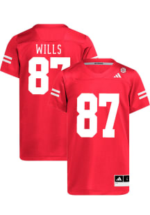 Jack Wills   Nebraska Cornhuskers Red NIL Name And Number Football Jersey
