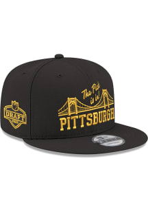 New Era Pittsburgh Steelers Black 2026 NFL Draft 9FIFTY Mens Snapback Hat