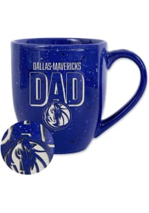 Dallas Mavericks Dad 16oz Speckle Ceramic Mug - Blue