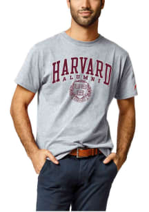 Harvard Crimson Ash Alumni Short Sleeve T Shirt