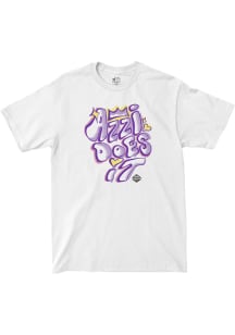 Azzi Fudd UConn Huskies White Women's Basketball Does It Short Sleeve Fashion Player T Shirt
