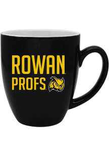 Rowan University 16oz Two Tone Bistro Ceramic Mug - Black