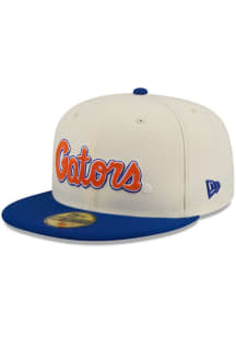 New Era Florida Gators Mens Ivory 2T Stitch 59FIFTY Fitted Hat